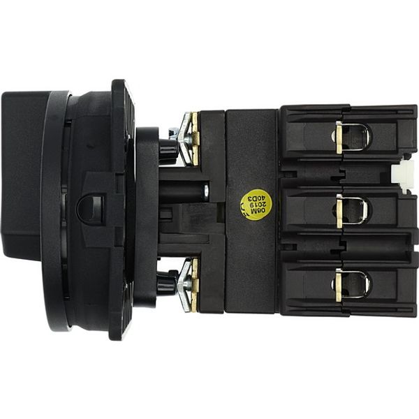 P3-100/V/SVB-SW Main switch, P3, 100 A, rear mounting, 3 pole, STOP function, With black rotary handle and locking ring, Lockable in the 0 (Off) position image 3