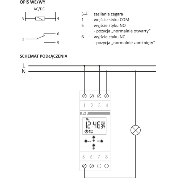 programmable astronomical timer PCZ-524 programmable via proximity (NFC) image 4