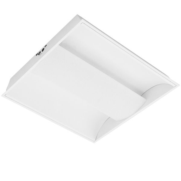 MODUS INL, recessed - modul 600, square A, perforated cover, LED 830, non-dim driver 1050mA, RAL 9003, connector image 1