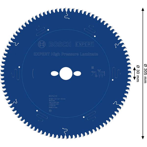 Expert for High Pressure Laminate Circular Saw Blade 305x30-96 image 2