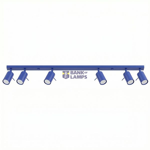 Ceiling lamp RING 6L ultramarine image 3