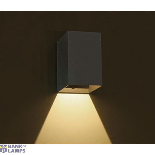 ANTHRACITE WALL 3W WW IP54 DARK LIGHT 100-240V image 1