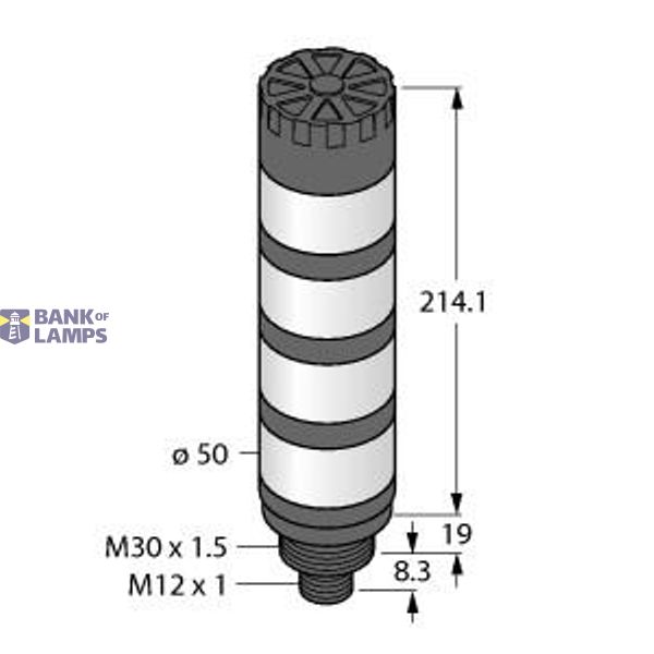 LED Signal Light Tower Light   TL50BRYGACQ image 2