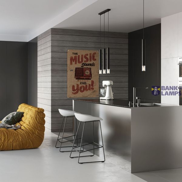 HANGING LAMP WEZYR 2 BLACK G9 2X40W IP20 image 7