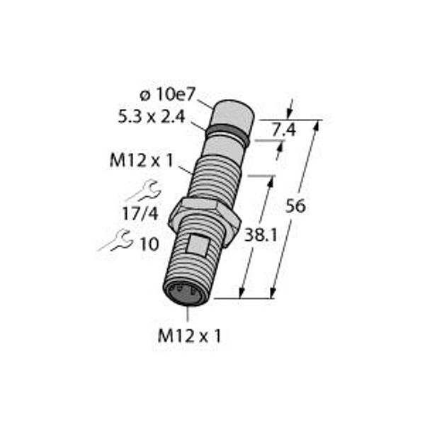 Inductive Sensor For High Pressures   BID1.5-G120KK-AP6-H1141 image 1