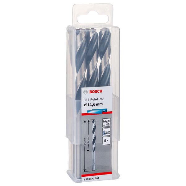 HSS Twist Drill Bit PointTeQ 11.6mm 5 pcs. image 1