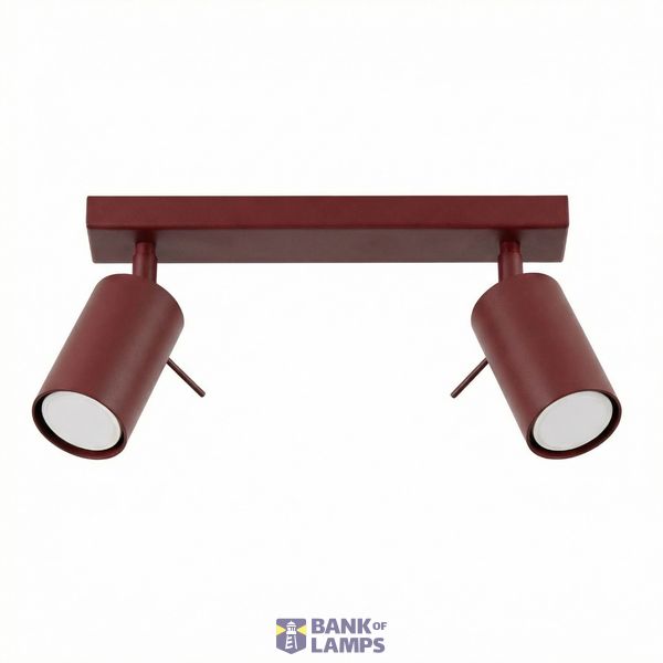 Ceiling lamp RING 2 burgundy image 2