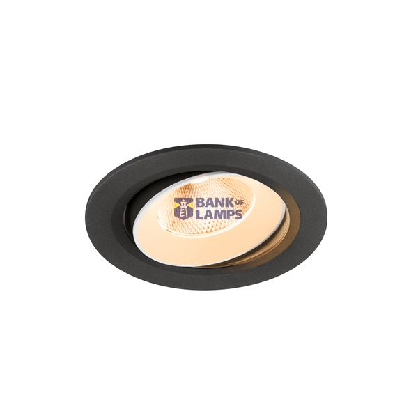 NUMINOS© MOVE L, recessed CL 2700K, 20ø, IP20, round bl/wh image 1