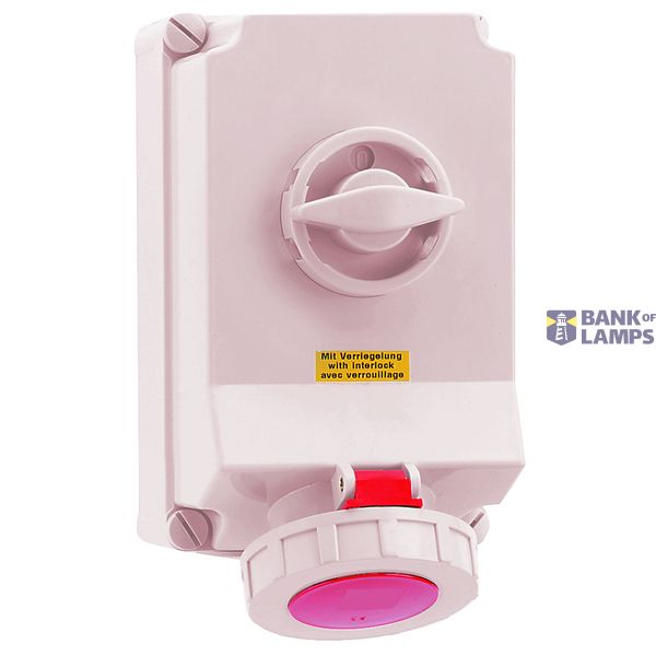 WCD 6h 63A 5P 400V IP67 260x160 TE ChB A/V Ni image 1