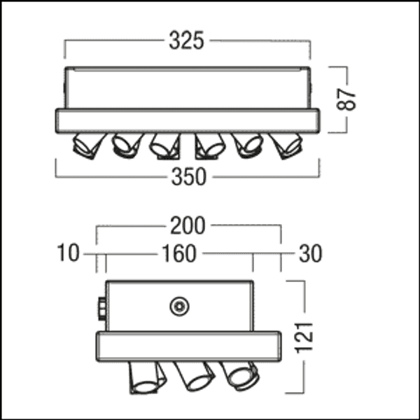 SUSY 18P 3200-840 SDB LDO FX CHMM - Path luminaire image 2
