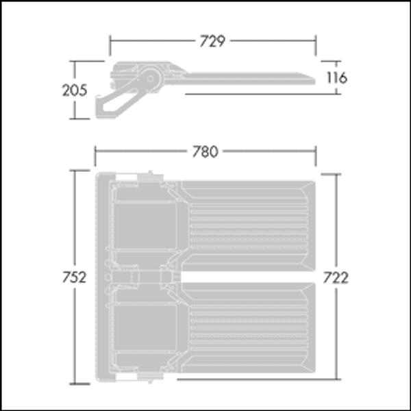 AFP2 2L 216L50-740 A4 CL1 GY - LED area floodlight image 2