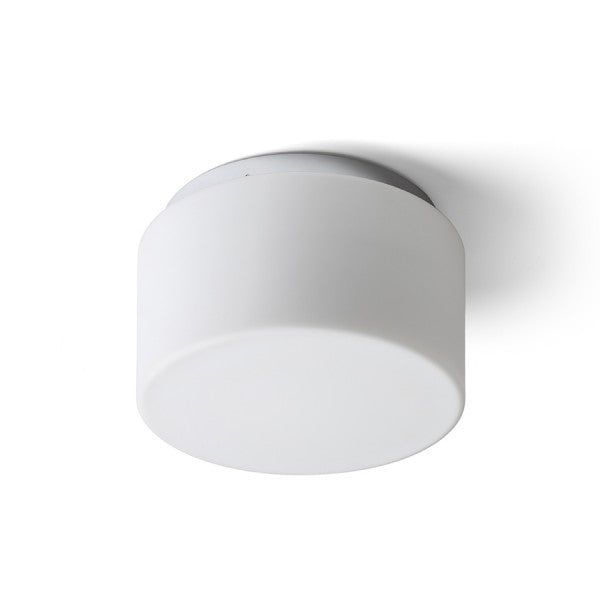 ARANA R 27 ceiling opal-colored glass/chrome 230V LED E27 15W IP44 image 1