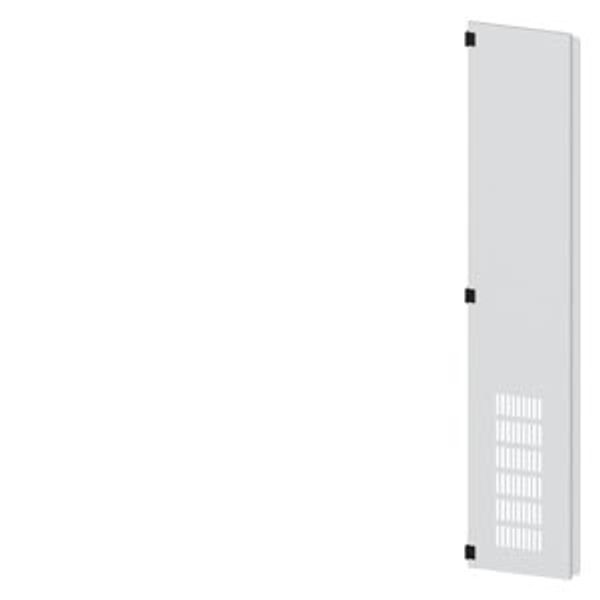 SIVACON, door half, left, with ventilation openings, IP20, H: 2200 mm, W: 400 mm, RAL image 2