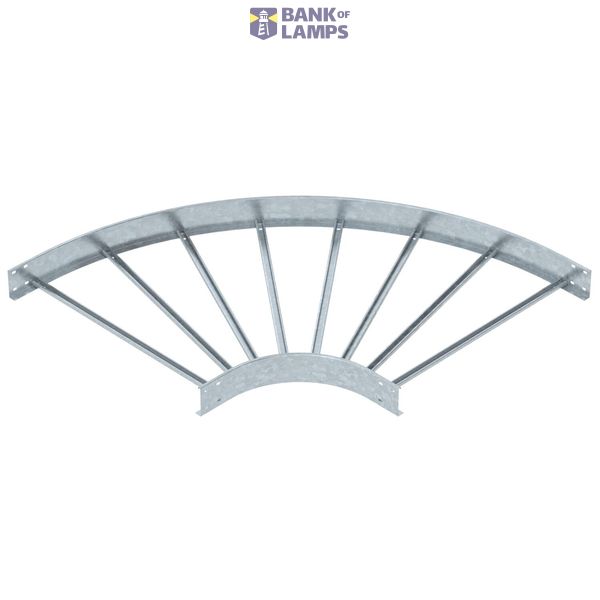 90° bend for cable ladder 110x900 Steel Hot-dip galvanised zinc image 1