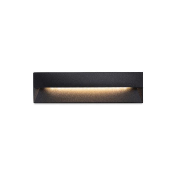 REP 18 recessed black 230V LED 6W 90° IP65 3000K image 1