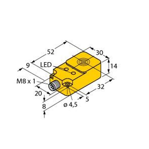 Inductive Sensor   NI20-Q14-AP6X2-V1131 image 1