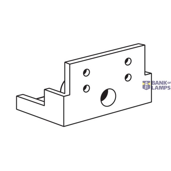Clamping bracket for fixing C-section image 1
