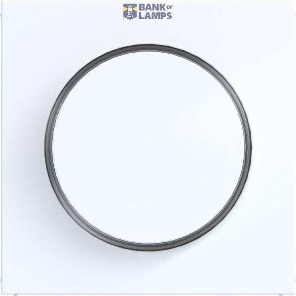 Rotary dimmer cover, A.x/C.x, light white glossy image 1