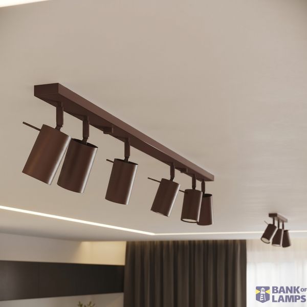 Ceiling lamp RING 3L brown image 7