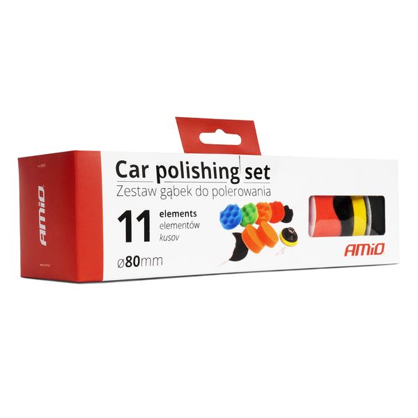 Car polishing set 11pcs 80mm M14 image 1