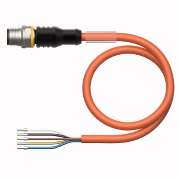 Actuator and Sensor Cable, PUR Connection Cable   RSC5T-10/TXO image 1