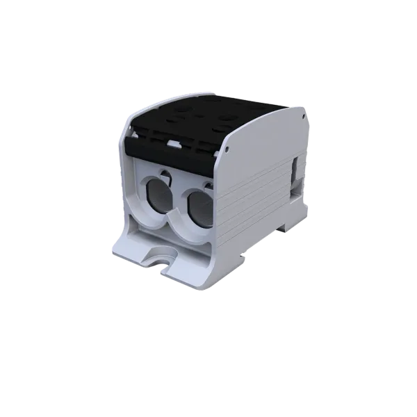 STB 95-2 Rail-mounted terminal block Al/Cu 87520 SIMBLOCK black image 1