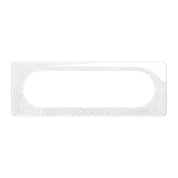 PLATE 3G LARGE RELIEFED WHITE image 4
