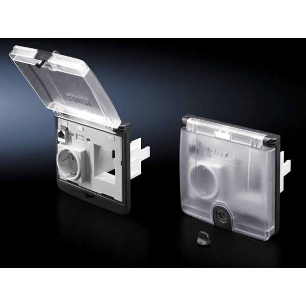 SZ Interface flap, complete, mounting frame and interface inserts image 2