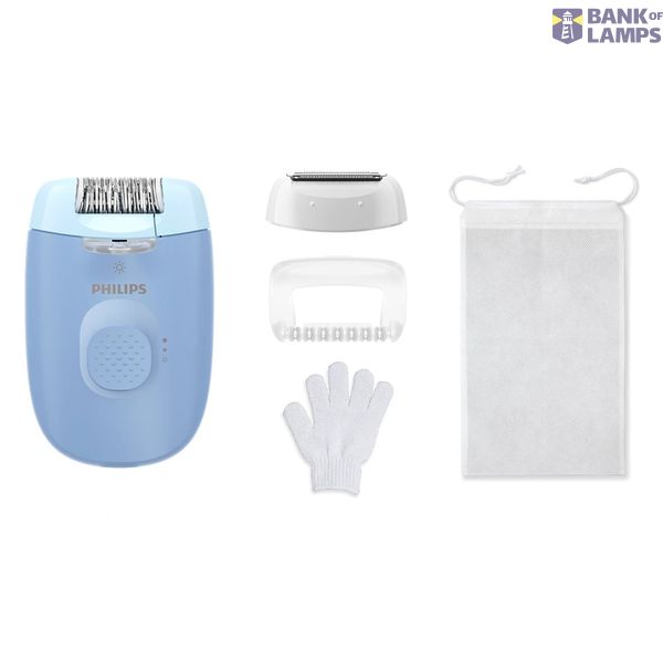 Philips Epilator | BRE247/00 Series 4000 | Number of power levels 2 | Blue image 1