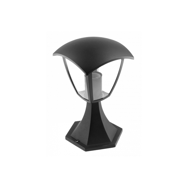 Garden luminaire MARINA, E27, IP54, max. 20 W, post 290 mm, black image 1