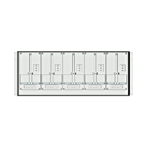 Meter box insert 1-row, 5 meter boards / 9 Modul heights image 1