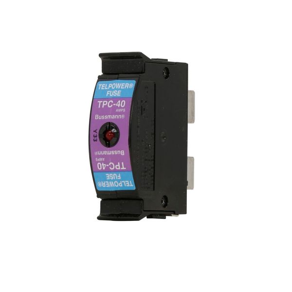 Eaton Bussmann series TPC telecommunication fuse, 80 Vdc, 60A, 100 kAIC, Non Indicating, Compact, Current-limiting image 10
