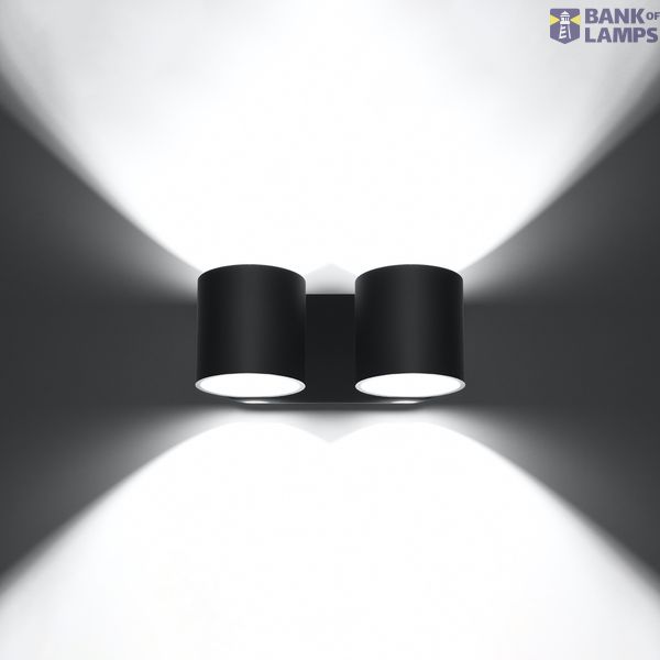 WALL LAMP ORBIS 2 BLACK G9 2X40W IP20 image 3