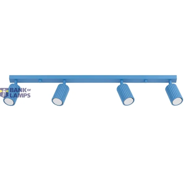 Ceiling lamp KARBON 4L azure image 1