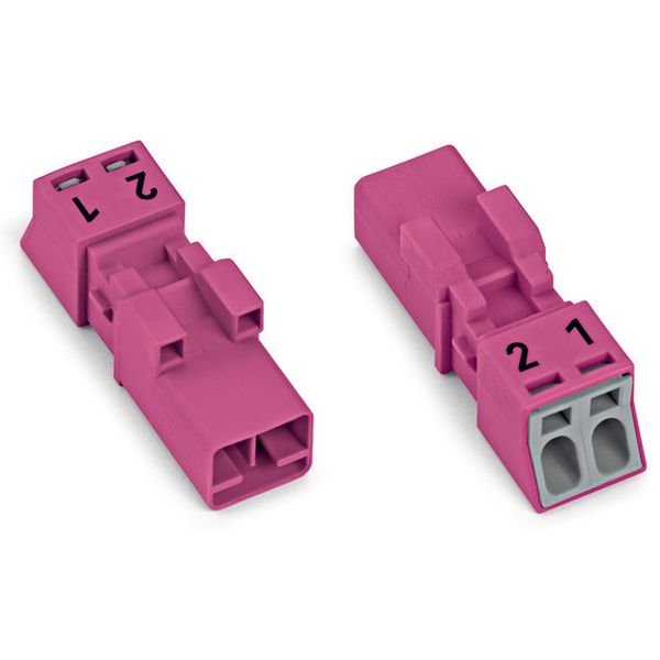 Plug 2-pole Cod. B pink image 5