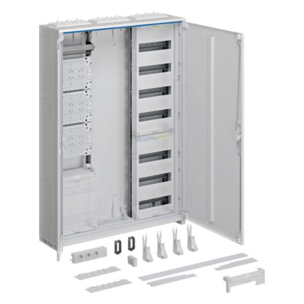 System cabinet, multimedia, univerZ, 1100x800x205 mm, SKII, IP44, VF-7rh/APZ image 1