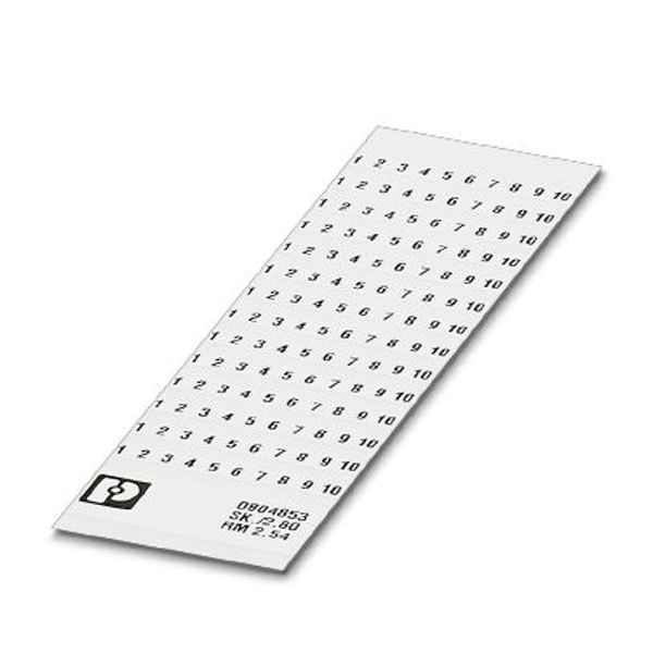 SK  2,54/2,8:FORTL.ZAHLEN 41-50 - Marker for terminal blocks image 2