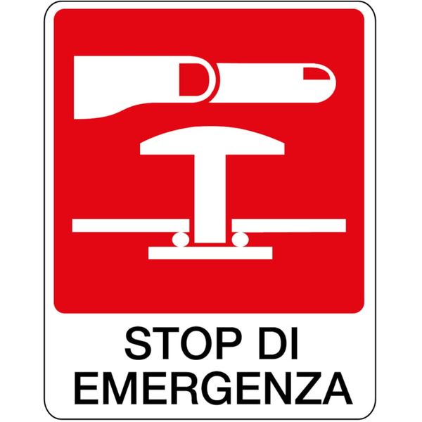 Fire sign - Al - Dimensions: 100x120 mm image 1