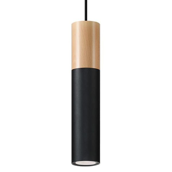 PABLO HANGING LAMP BLACK GU10 1X40W IP20 image 1