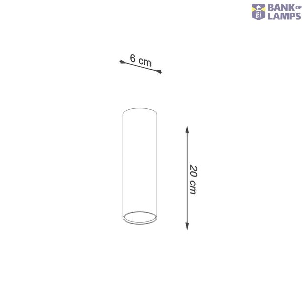 SPOT LAGOS 20 WHITE GU10 1X40W IP20 image 5