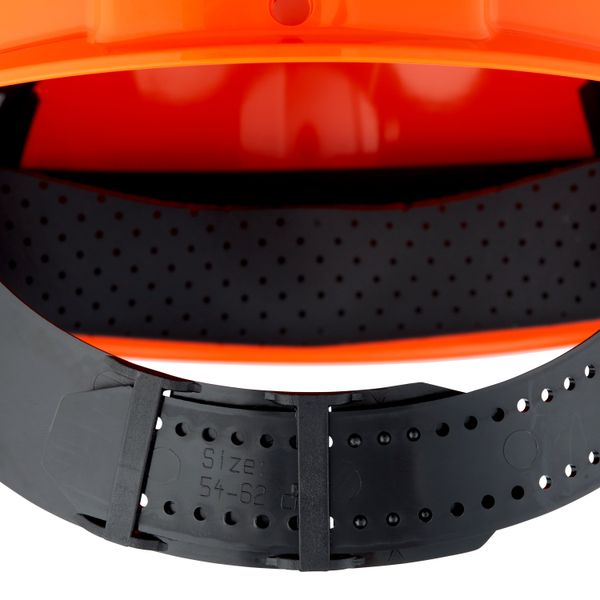 3M™ Hard Hat, Uvicator, Pinlock, Ventilated, Plastic Sweatband, Orange image 2
