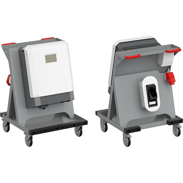TWB CE 24 C 7T-7M-0-0 + Mobile cart Terra DC Wallbox CE 24 kWp, 3 phase, CCS, 7 m cable, EMC Class B + Mobile cart, CE image 1
