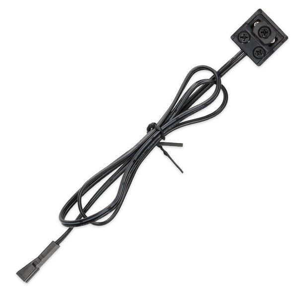 Connector for DC rail with output connector L815 (socket) max. 3A black image 1