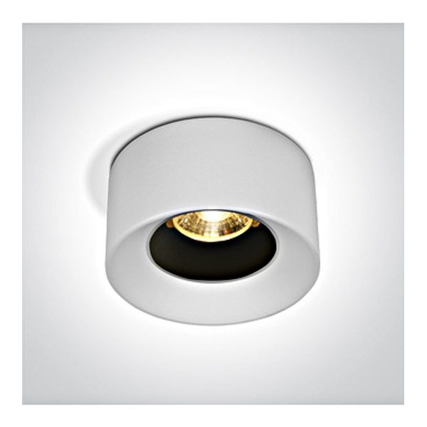 10107A/W/W WHITE LED 7W 38ø WW 230V image 1