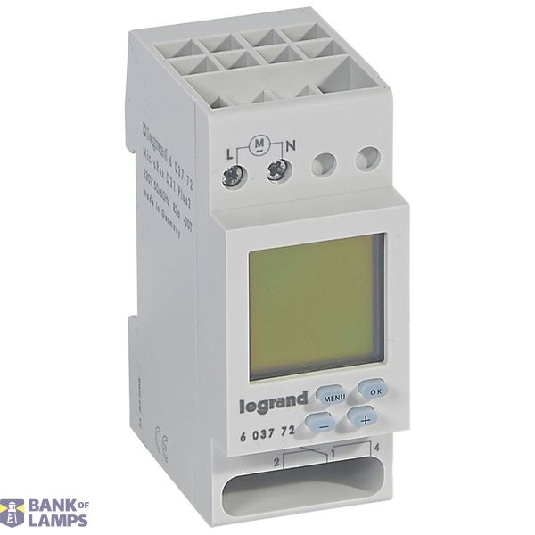 MicroRex D21 Plus digital time switch - 1 channel - Spanish version image 2