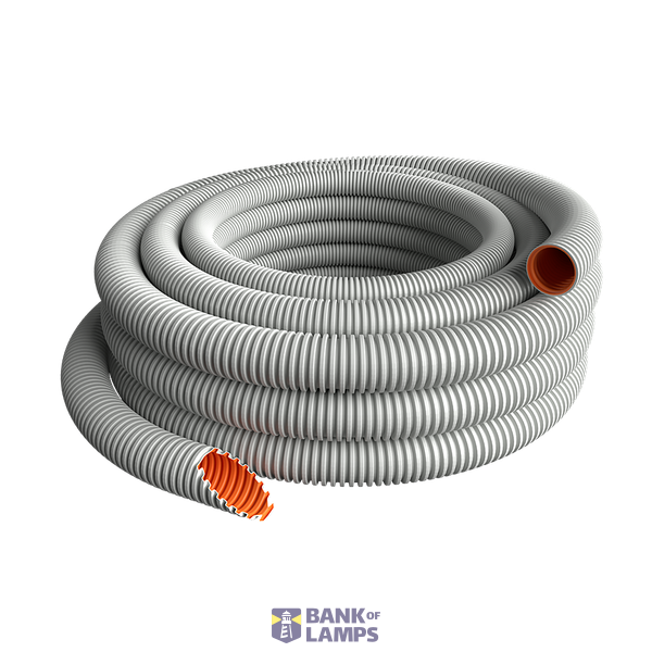 EVOEL FL-0H-SMART tube, 32 mm, 50 m, light gray with wire image 1