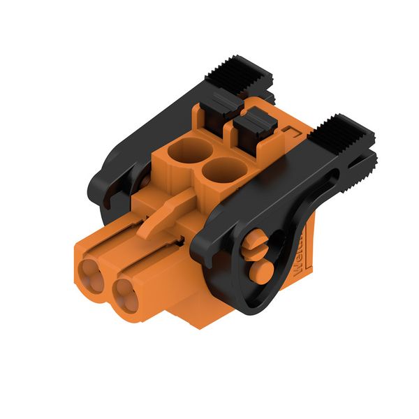 PCB plug-in connector, female plug, 5.00 mm, Number of poles: 2, 90°, PUSH IN with actuator, Clamping range, max. : 3.31 mm², Box image 4