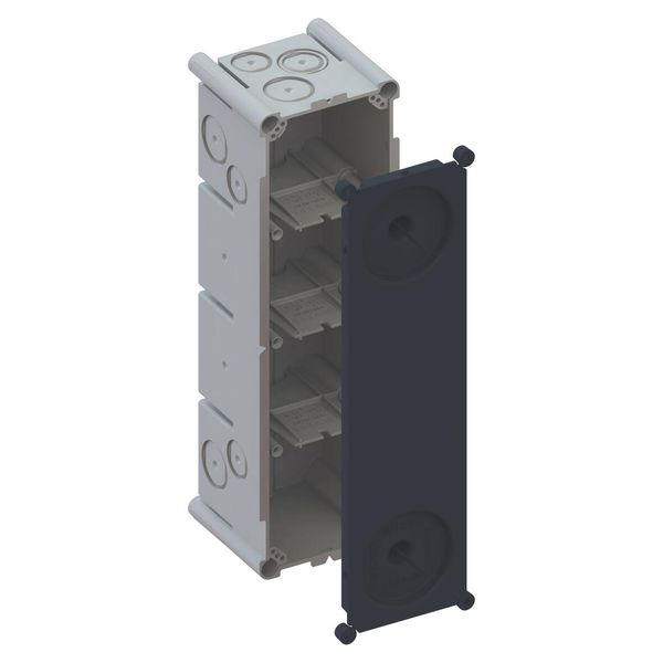AGRO Flush-mounted box 4x1 with stabilisation cover image 2