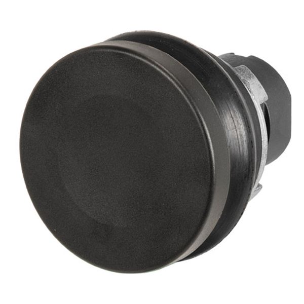 Mushroom push-button Ø 38, black, rubber bellows image 1