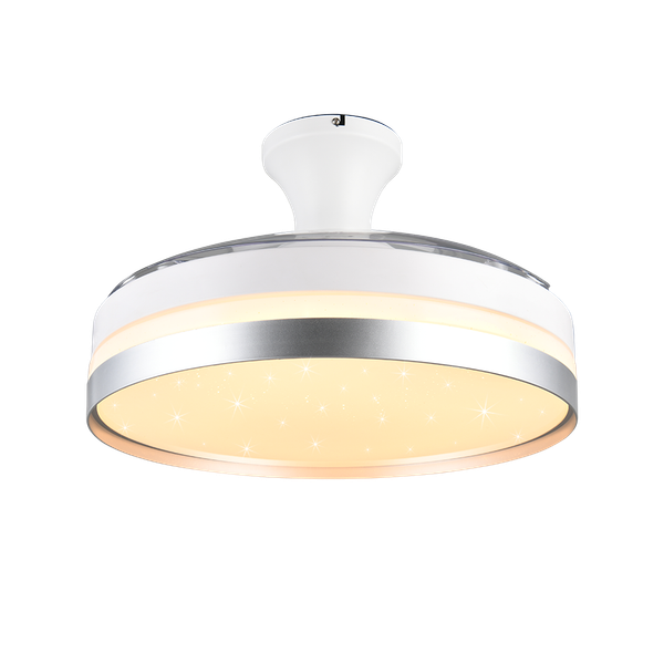 Lindberg LED ceiling fan white/titan starlight image 1